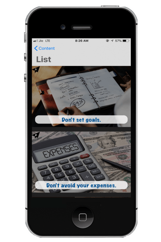 "Habit To Be Rich" Application